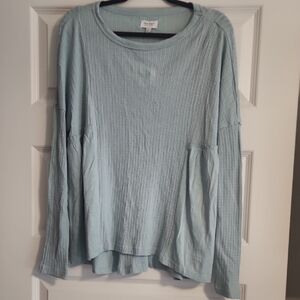 True Craft Soft Blue Long Sleeve Tee